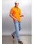 MATHEW Erkek Turuncu Polo Yaka T-shirt 7