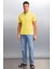 MATHEW Erkek Sarı Polo Yaka T-shirt 2