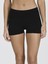 Dikişsiz Düşük Bel Şort Siyah 4