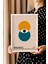 Bauhaus Serisi Beyaz Çerçeveli Poster, Tablo No:21 3