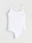 Yeni Sezon U Yaka Kadın Bodysuit 5