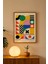 Bauhaus Serisi Ahşap Çerçeveli Poster, Tablo No:98 2