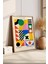 Bauhaus Serisi Ahşap Çerçeveli Poster, Tablo No:98 4