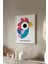 Bauhaus Serisi Beyaz Çerçeveli Poster, Tablo NO:121 1