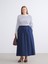 Yeni Sezon Beli Lastikli Poplin A Kesim Etek 2