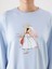 Yeni Sezon Baskılı Oversize Kadın Sweatshirt Tunik 3