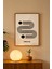 Bauhaus Serisi Ahşap Çerçeveli Poster, Tablo No:48 2