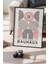 Bauhaus Serisi Siyah Çerçeveli Poster, Tablo NO:109 1