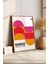Bauhaus Serisi Ahşap Çerçeveli Poster, Tablo No:87 4
