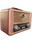 NS-8098 Retro, Nostaljik, Ahşap Tasarım Bluetooth Hoparlörlü, Şarjlı, Taşınabilir Fm/am Destekli Radyo 3