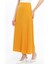 Kadın Hardal Mevsimlik Fermuarlı Uzun kloş Etek 2148-95 18