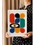 Bauhaus Serisi Beyaz Çerçeveli Poster, Tablo No:3 3