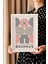 Bauhaus Serisi Beyaz Çerçeveli Poster, Tablo NO:116 3