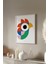 Bauhaus Serisi Beyaz Çerçeveli Poster, Tablo No:10 1
