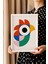 Bauhaus Serisi Beyaz Çerçeveli Poster, Tablo No:10 3