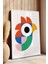Bauhaus Serisi Beyaz Çerçeveli Poster, Tablo No:10 4