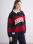 Yeni Sezon Harvard Nakışlı Oversize Kadın Kalın Sweatshirt 1