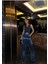 Gümüş Varaklı Palazzo Kot Pantolon Jeans 5