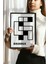 Bauhaus Serisi Siyah Çerçeveli Poster, Tablo No:51 3