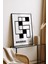 Bauhaus Serisi Siyah Çerçeveli Poster, Tablo No:51 4