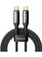Ca -2990 240 W USB 4.0 Type C To Type C Şarj Kablosu -Siyah 1.2 M 5