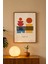 Bauhaus Serisi Ahşap Çerçeveli Poster, Tablo NO:107 2