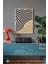 Bauhaus Serisi Beyaz Çerçeveli Poster, Tablo No:66 2