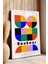 Bauhaus Serisi Beyaz Çerçeveli Poster, Tablo No:13 4