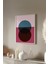 Bauhaus Serisi Beyaz Çerçeveli Poster, Tablo No:73 1
