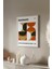 Bauhaus Serisi Beyaz Çerçeveli Poster, Tablo No:90 1