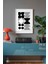 Bauhaus Serisi Beyaz Çerçeveli Poster, Tablo NO:108 2