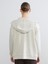Yeni Sezon Kapüşonlu Oversize Kadın Fermuarlı Sweatshirt 4
