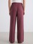 Yeni Sezon Beli Lastikli Dokulu Müslin Kadın Pantolon 5
