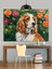 Uysal Görünümlü Cocker Spaniel Köpeği Dekoratif Kanvas - Mdf Ahşap Tablo 1