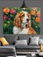 Uysal Görünümlü Cocker Spaniel Köpeği Dekoratif Kanvas - Mdf Ahşap Tablo 4