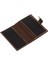 Hakiki Eskitme Deri Patlı ve Bol Kart Bölmeli Unisex Portföy Cüzdan - G6 Kahverengi 4