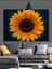 Dev Ayçiçeği Çiçeği Yakın Plan Dekoratif Kanvas - Mdf Ahşap Tablo 4