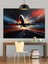 Hızla Giden Uçak ve Yol Manzarası Dekoratif Kanvas - Mdf Ahşap Tablo 1