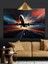 Hızla Giden Uçak ve Yol Manzarası Dekoratif Kanvas - Mdf Ahşap Tablo 3