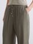 Yeni Sezon Beli Lastikli Dokulu Kadın Pantolon 4