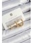 Pirinç Zirkon Taşlı Halka Model Gold Renk 3 Lü Çift Kadın Küpe Set 1