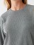 Yeni Sezon Bisiklet Yaka Düz Oversize Kadın Bluz 4