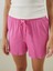 Yeni Sezon Beli Lastikli Kadın Şort Pijama Altı 3