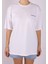 Unisex Oversize Yokohama Grafik Beyaz Tişört 2