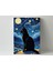 Van Gogh - Kedi ve Yıldızlı Geceler- Ahşap Mdf Tablo 2