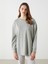 Yeni Sezon Bisiklet Yaka Kadın Sweatshirt Tunik 1