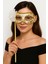 Lüks Taşlı Saplı Maskeli B Maskesi Beyaz Renk 35 cm 1