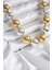 316L Çelik Gümüş Gold Renk Top Model Kadın Kolye - TJ-BKO8206 1