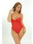 Kırmızı Çizgili Bodysuit 2