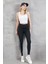 Kadın İnce Şerit Detay Tayt 5